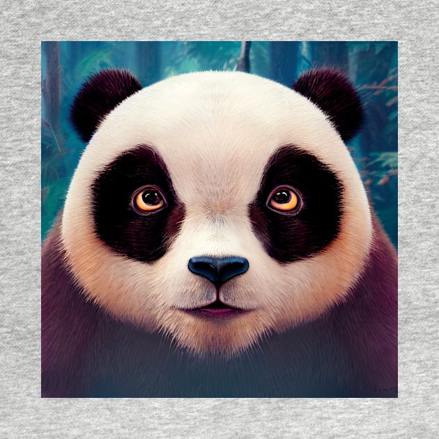 Cute Panda Art by Geminiartstudio